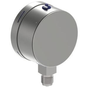 Manômetro com tubo Bourdon, aço inoxidável