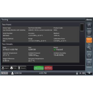 Sistema de calibração para instrumentação de densidade de gás