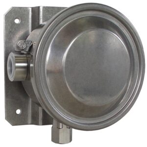 Pressostato com tubo Bourdon