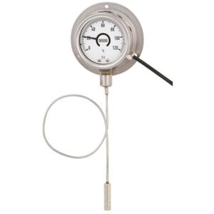 Termômetro de expansão com sinal de saída elétrica